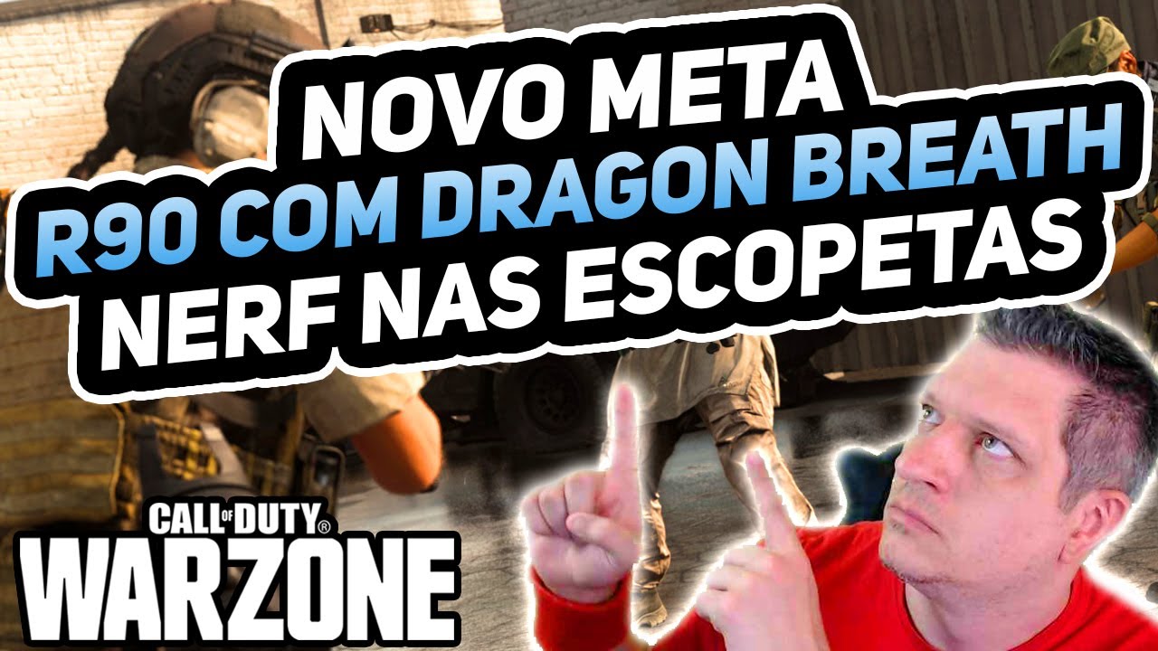 NOVO META COM R90 E NERF NAS ESCOPETAS | COD WARZONE