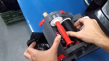 Honeywell PC42 paper and ribbon loading