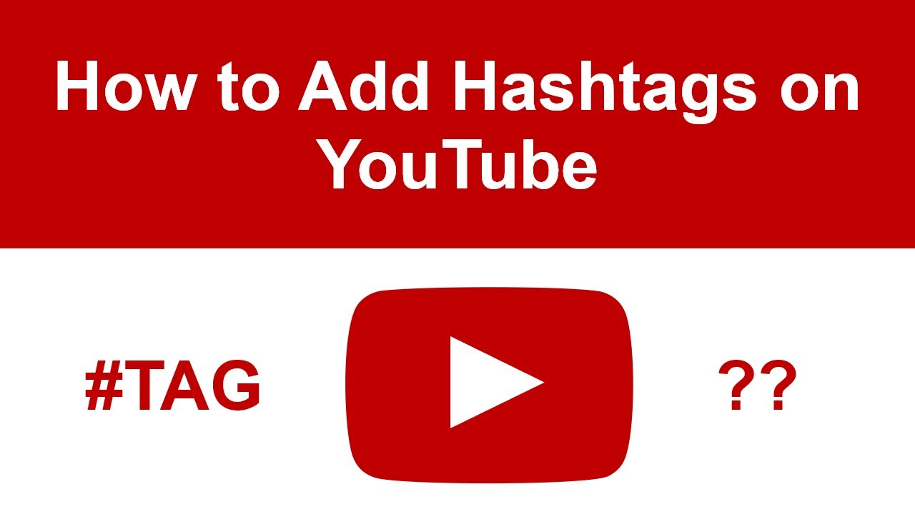 How To Add Hashtags On YouTube Video Title Above Video Title In