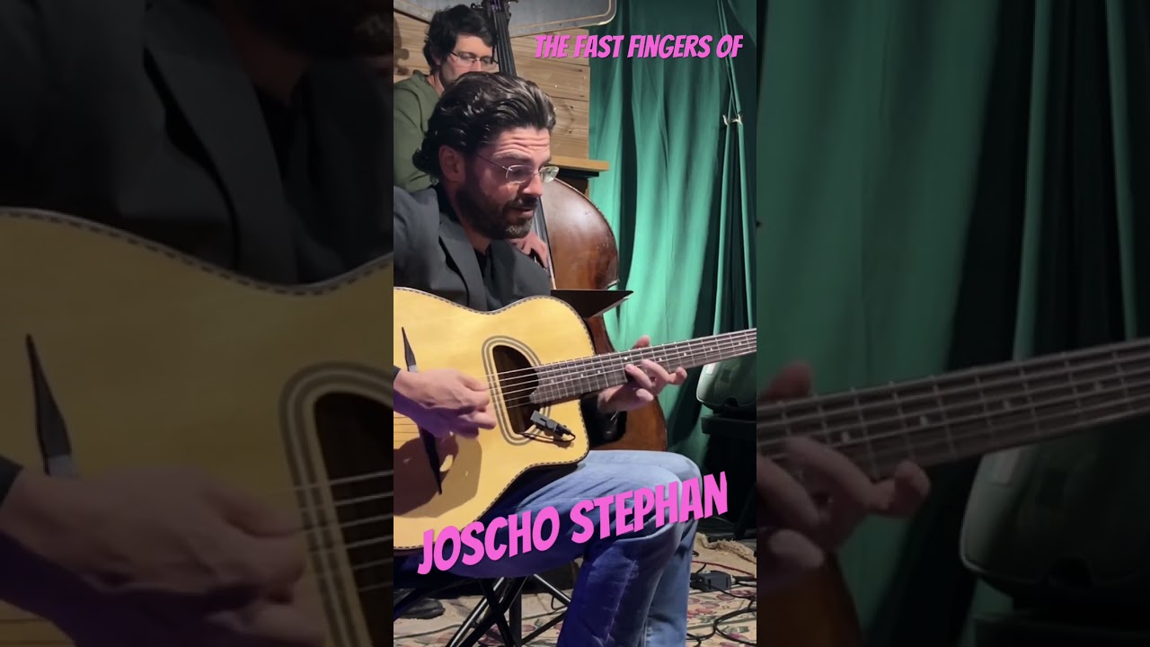 Fastest Guitar Fingers Ever - Joscho Stephan solos on Joseph Joseph - gypsy jazz