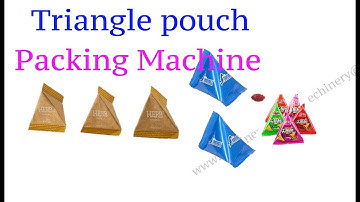 triangle pouch packing machine vertical form fill seal