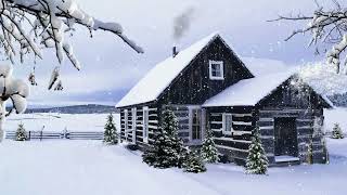 Snow Fall cabin in the snow (dreaming of cooler days)