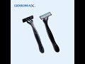 Disposable razor high quality economic triple blade razor with plastics handlesl8005tl