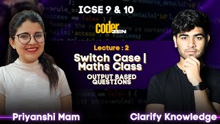 Switch Case | Math Class | Output Based Questions in Java ICSE 10| Programming | ICSE 9 | ICSE 10