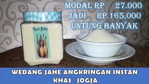 Cara Bikin Wedang Jahe Angkringan Instan Khas Jogja