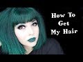 My DARK GREEN Hair Routine