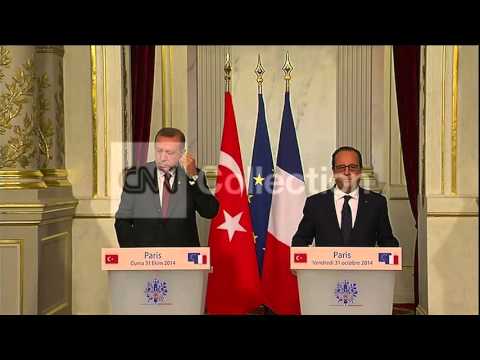 FRANCE ERDOGAN HOLLANDE MEET IN PARIS