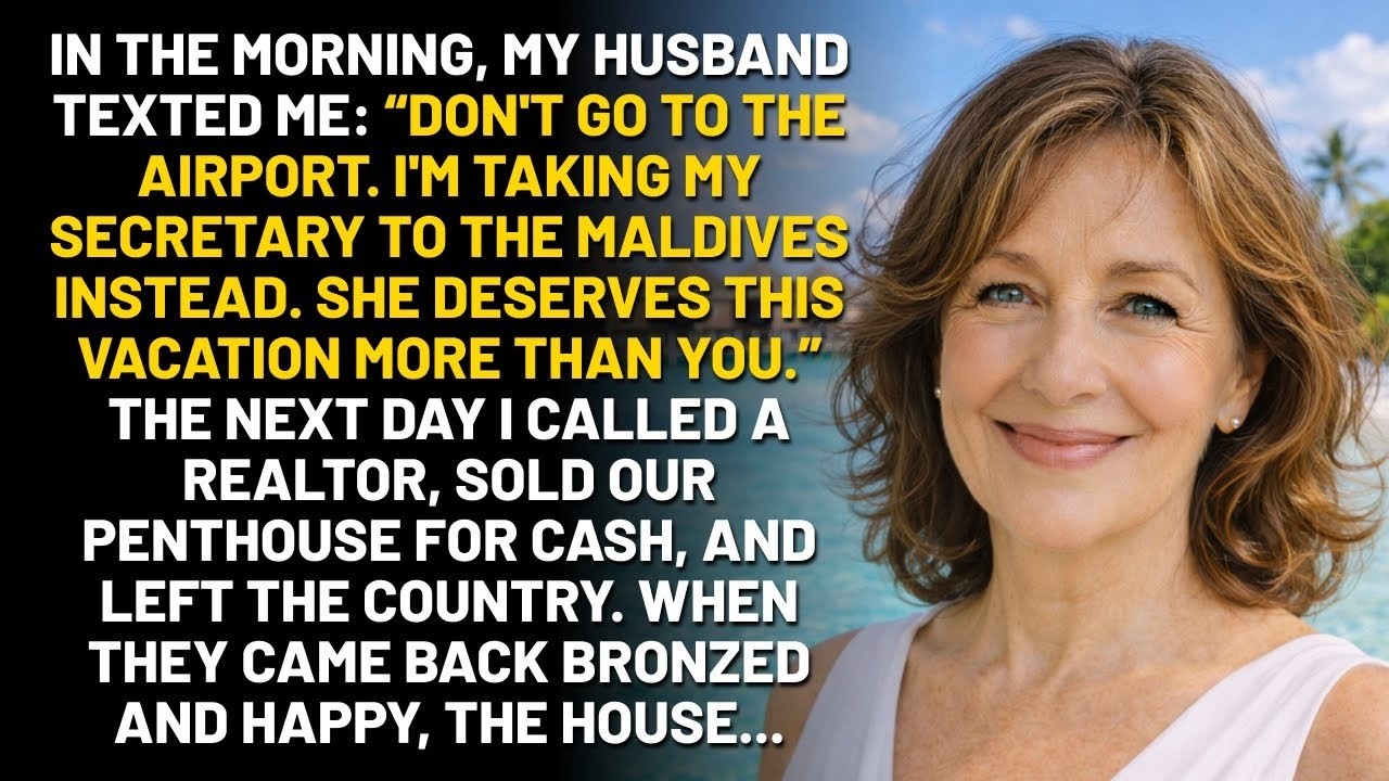 My Husband Texted Me  'I'm Taking My Mistress Instead ' I Sold Our House Before They Retur