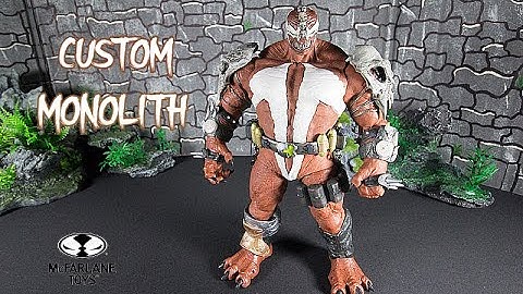 CUSTOM MCFARLANE TOYS SPAWN MONOLITH action figure