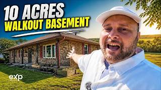 What $360,000 buys in Ada, OK | 10 Acres MOL in Stratford w/ Walkout Basement | Living in Ada