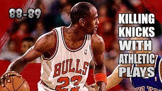 Michael Jordan Highlights vs Knicks (1988.12.29) - 37pts, KILLING the KNICKERBOCKERS!