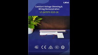 Dimming & Wiring Demonstration of Lifud Constant Voltage Triac Dimmable LED Driver: LF-GAT150 Resimi