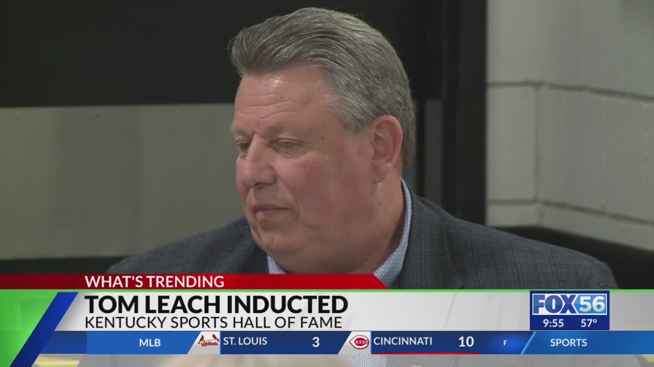 Tom Leach inducted in to Kentucky Sports Hall of Fame - YouTube