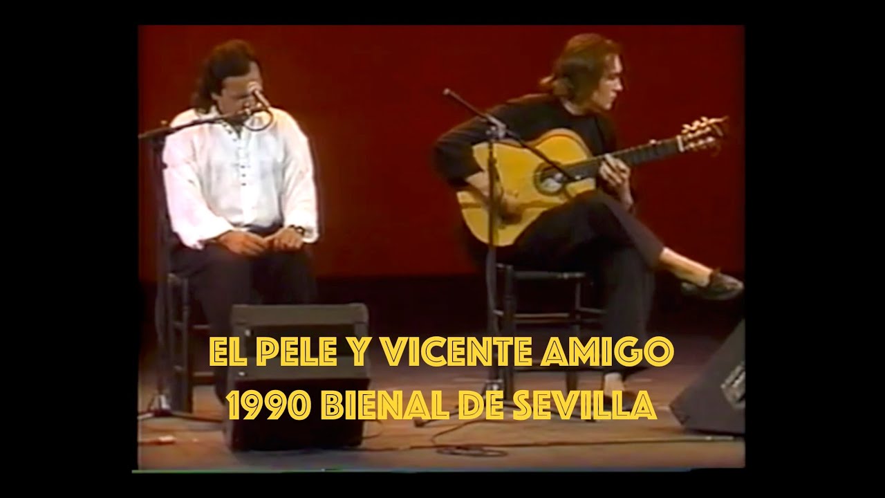 Vicente Amigo y El Pele ✅ Concierto en directo Bienal De Flamenco Sevilla 1990💥 #flamenco #guitarra
