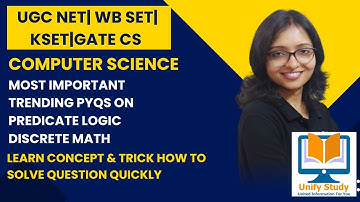 Predicate Logic Important Questions|UGC NET PYQs-Predicate Logic|Computer Science|Discrete Math