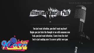 Charlie Puth - Attention | Kara Hits (Lyrics Video)