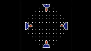 13*3*3 dots rangoli🌹sankranthi rangoli🌹new year rangoli🌹festival rangoli🌹treditional rangoli 🌹 kolam