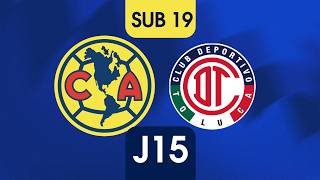 🔴 -  EN VIVO - 🦅 Sub19: América vs Toluca - J15 - CL26