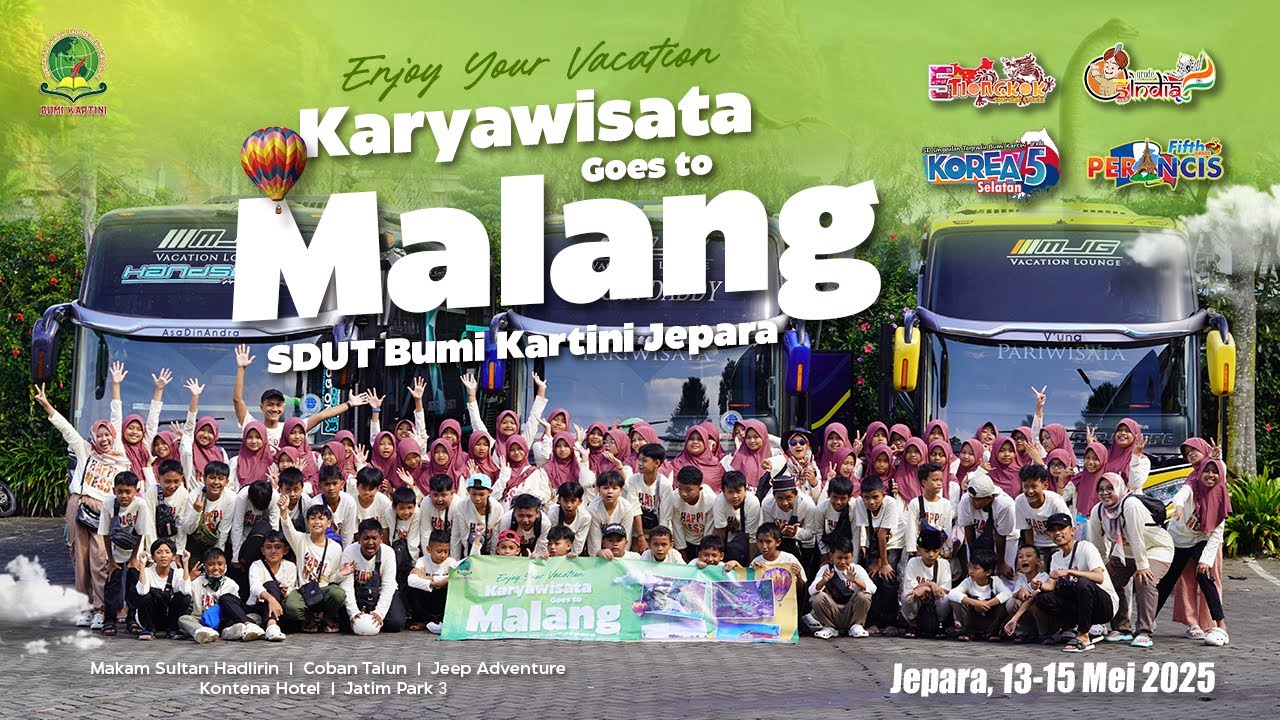 DOKUMENTASI KARYAWISATA GOES TO MALANG  |  KELAS 5 SDUT BUMI KARTINI JEPARA