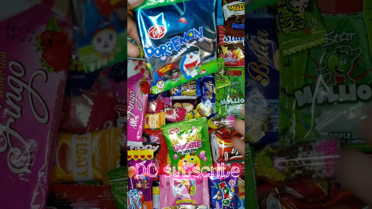 Doraemon Bubble Gum Shorts Lots Of Candies And Chocolates