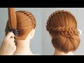 Easy Low Bun Hairstyle With Small Clutcher - Simple Hairstyle For Wedding