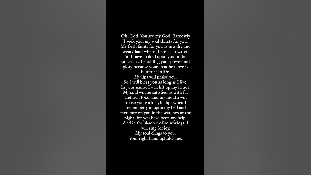 Psalm 63 1 8 prayer dailyaffirmations bibleverse YouTube psalm-63-1-8-prayer-dailyaffirmations-bibleverse-youtube
