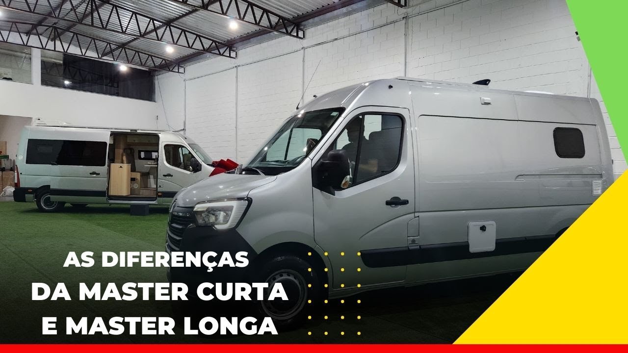 Comparativo entre a RANAULT Master Curta e Longa - ENTENDA TUDO NESSE VÍDEO.