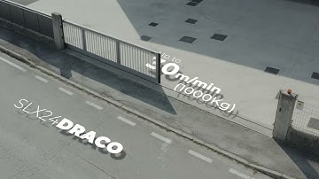 Cardin DRACO - Hi-speed automations for sliding gates