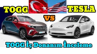 Togg inceleme 🧐 Togg alınır mı? 🤔 TOGG vs TESLA 😯 Togg otomobilimiz 👌🏻 Togg Araba İç Özellikler 🚗