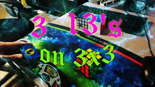 Three 13s on 3x3!