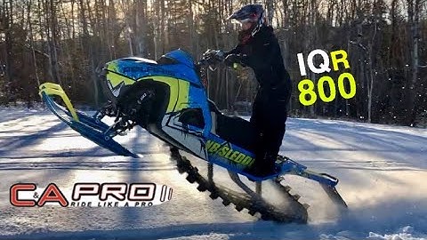 FIRST RIDE OF THE SEASON! | IQR 800 mountain mod and 600 Sno Pro