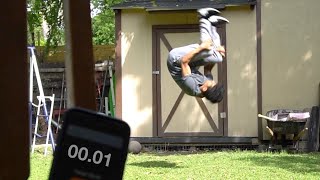 Learning how to backflip in under 31 minuets!