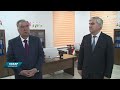 Ифтитоҳи бинои Раёсати молияи Вазорати молияи Ҷумҳурии Тоҷикистон дар ноҳияи Мир Сайид Алии Ҳамадонӣ