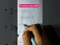 Fraction tricks #maths#mathematics#mathtricks