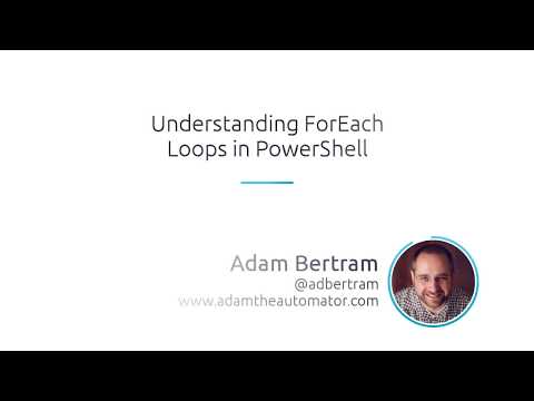 Understanding ForEach Loops