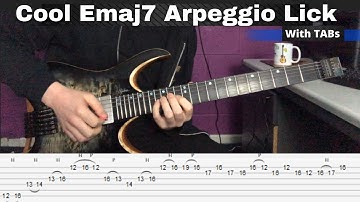 Weekend Shred #4- Emajor 7 Arpeggio Lick