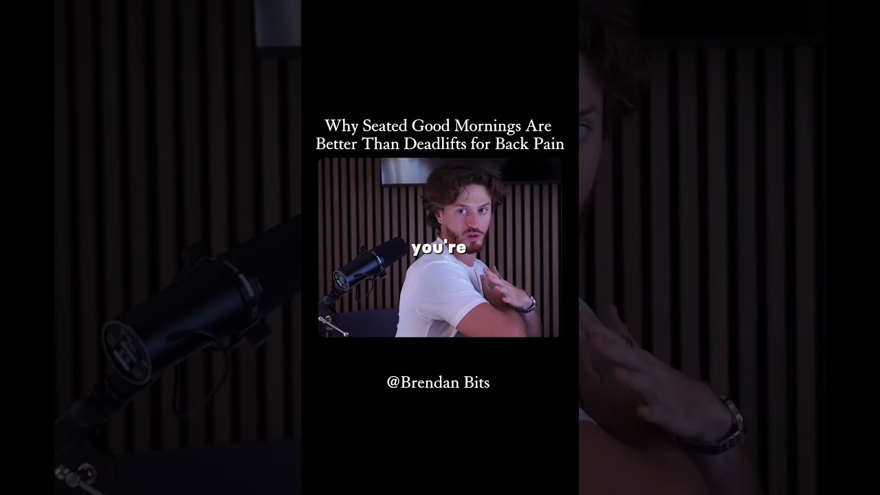 Seated Good Morning: The Safest Way to Strengthen Your Lower Back !! @lowbackability