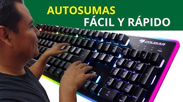 como hacer AUTOSUMA en Excel con el TECLADO ✔️🥇