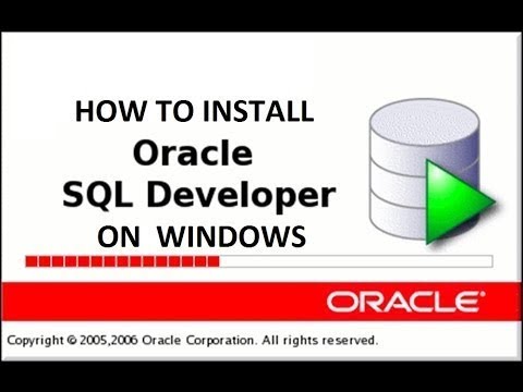Oracle SQL Developer Installation - YouTube