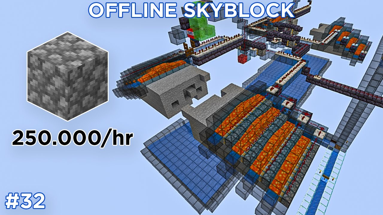 Best Automatic Generator! | Offline Skyblock Series with GDVenus Episode 32 - YouTube