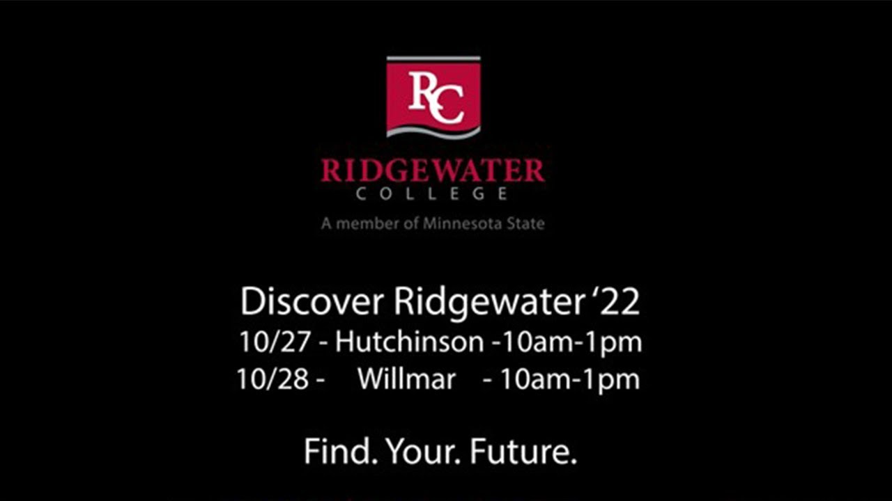 Discover Ridgewater Campus Visit Days | Fall 2022
