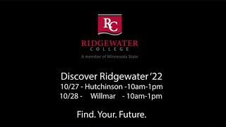 Discover Ridgewater Campus Visit Days | Fall 2022