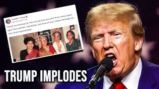Trump DOUBLES DOWN On Unimaginable Kamala Harris Racial Attacks