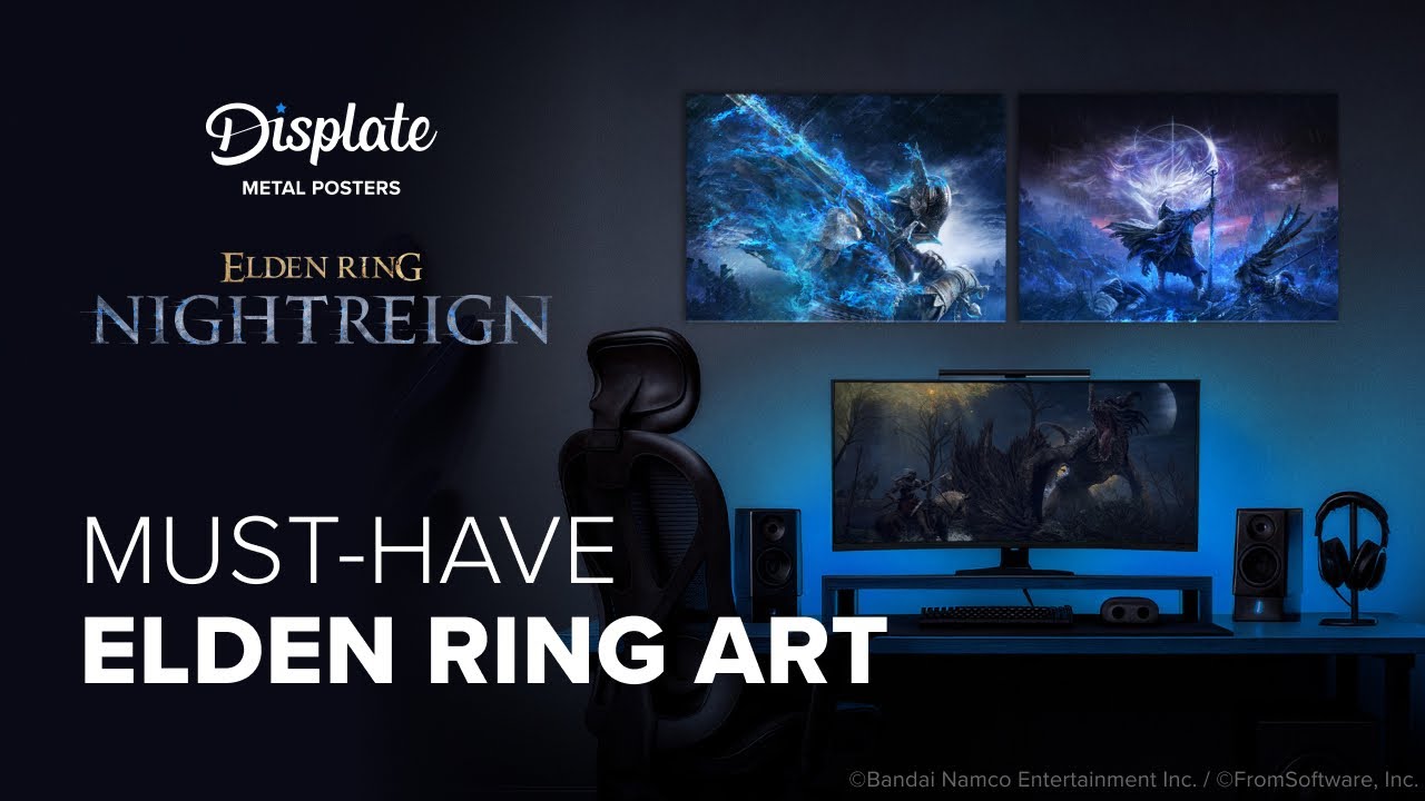 Displate Metal Posters — Displate - Elden Ring Nightreign Officially Licensed Metal Posters (YouTube video ad)