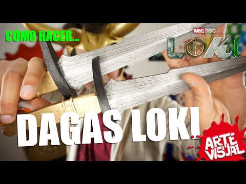 CÓMO HACER LAS DAGAS DE LOKI #Loki #DisneyPlus #LokiSeries #DagasLoki #Lokisdagger