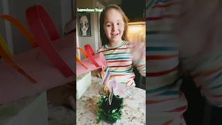 Emma makes a Leprechaun Trap☘️ #kids #kidscrafts #kidsvideo #kidslearning #fypage #fy #ytkids #yt