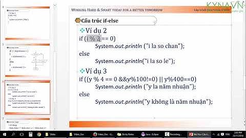 Bài 14 Cấu trúc if, if else, toán tử 3 ngôi