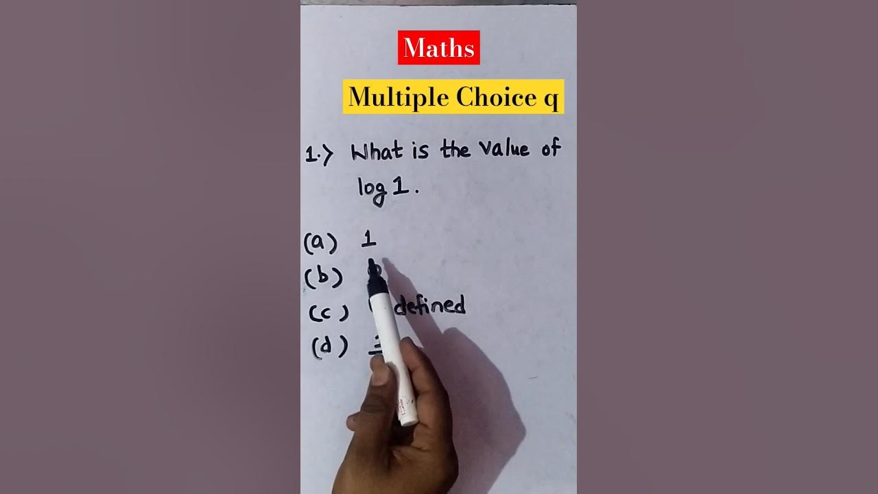 What Is The Value Of Log 1 maths shorts mcqs YouTube what-is-the-value-of-log-1-maths-shorts-mcqs-youtube