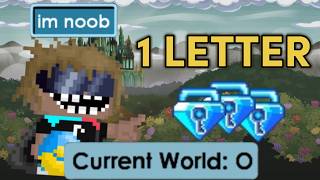 NOOBS SELLING 1 LETTER WORLD (FUNNIEST PRANKS) | Growtopia screenshot 5