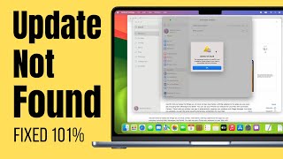 Update Not Found & Stuck Checking for Update, Not Showing Error on Mac